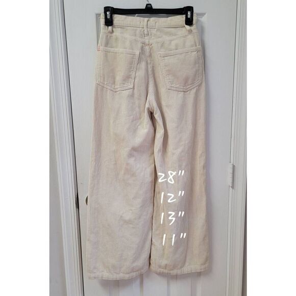 BDG Corduroy Wide Leg Pants 25 - Picture 3 of 9